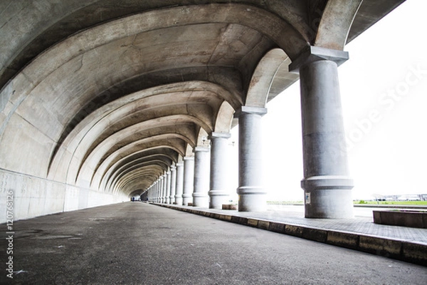 Fototapeta 日本 北海道 防波堤