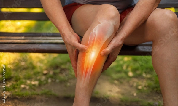 Obraz 종아리 통증 _ 정강이 통증