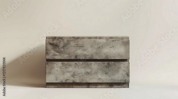 Fototapeta A chest of drawers is a versatile and practical piece of furniture, typically consisting of multiple stacked drawers used for storage. Made from wood, metal, or other materials, it serves as an organi