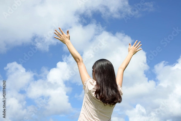 Fototapeta 寛ぐ女性