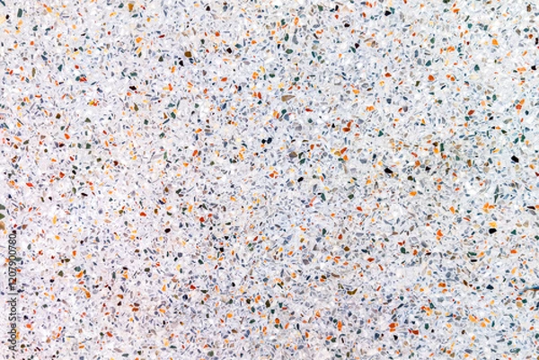 Obraz Colorful texture marble chips pattern, Italian decor terrazzo mosaic natural granite stone, flooring texture or wall decoration surface abstract background.