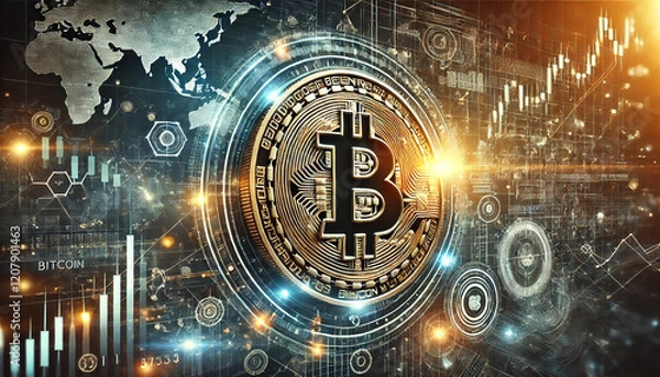 Fototapeta Bitcoin Wallpaper 