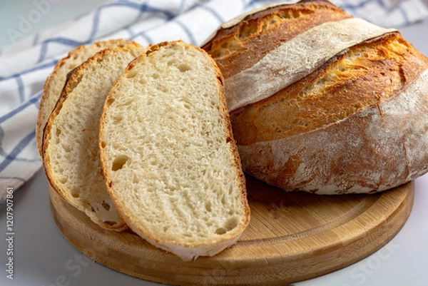 Obraz Freshly Baked Sourdough Bread.