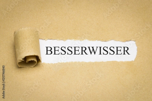 Obraz Besserwisser