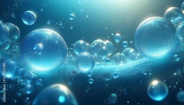Obraz background with bubbles