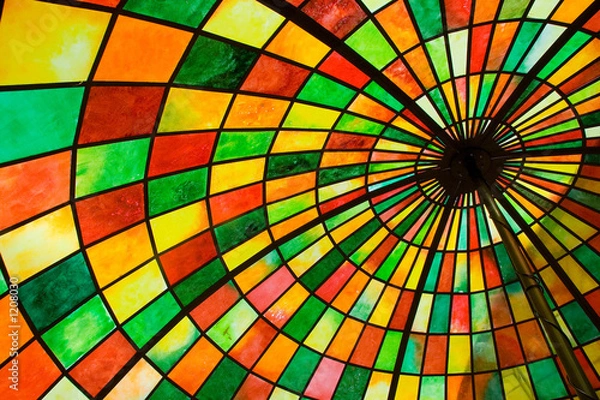 Obraz strained glass umbrella