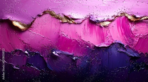 Fototapeta Vibrant abstract art creation studio digital artwork colorful texture close-up modern aesthetic