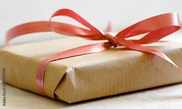 Obraz Geschenk mit roter Schleife