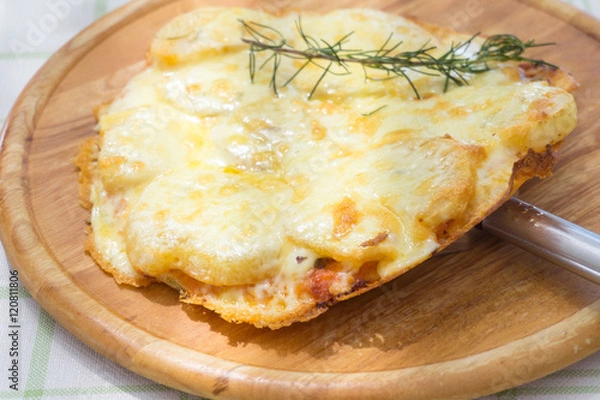 Fototapeta ポテトチーズピザ