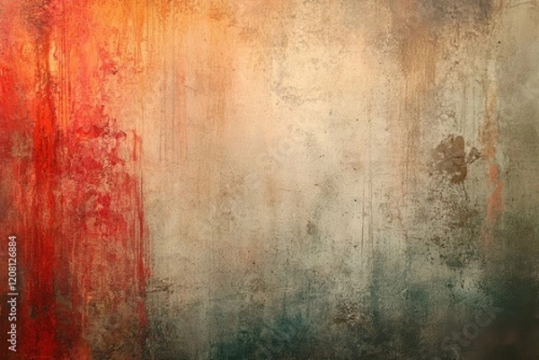 Obraz Weathered concrete surface with rustic texture for industrial and architectural design projects