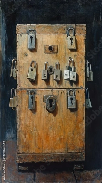 Obraz The Overlocked Box, Paranoid Personality Disorder