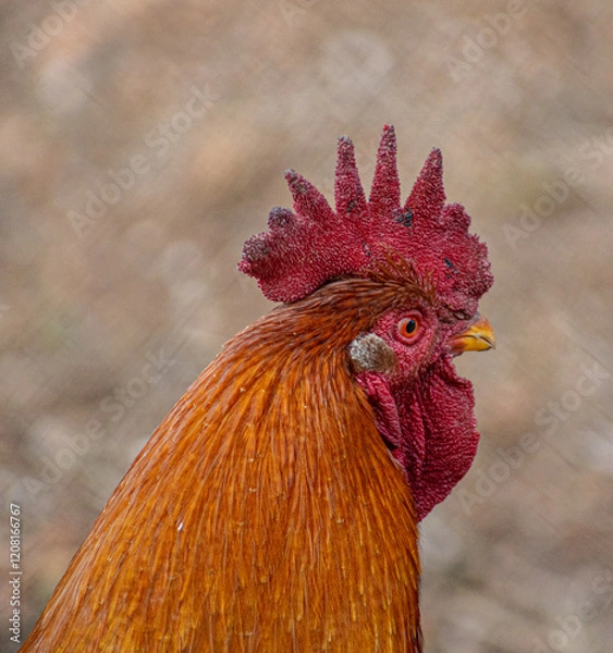 Obraz Hen portrait - Farm hen 