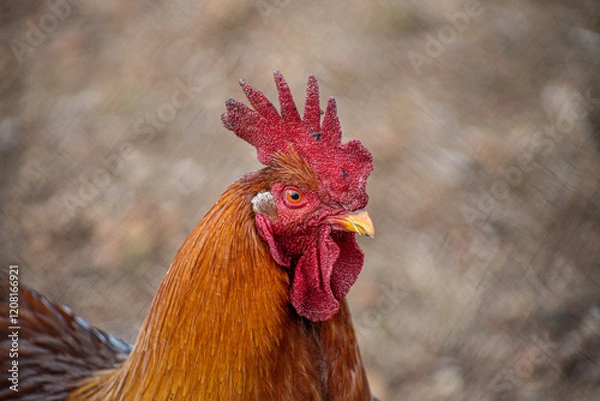 Obraz Hen portrait - Farm hen 
