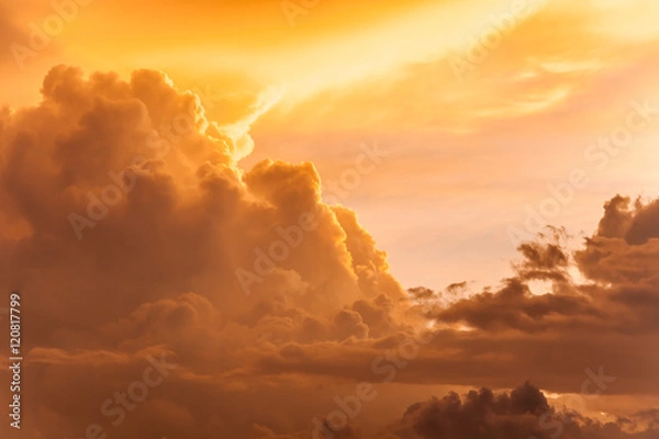 Fototapeta dramatyczne chmury