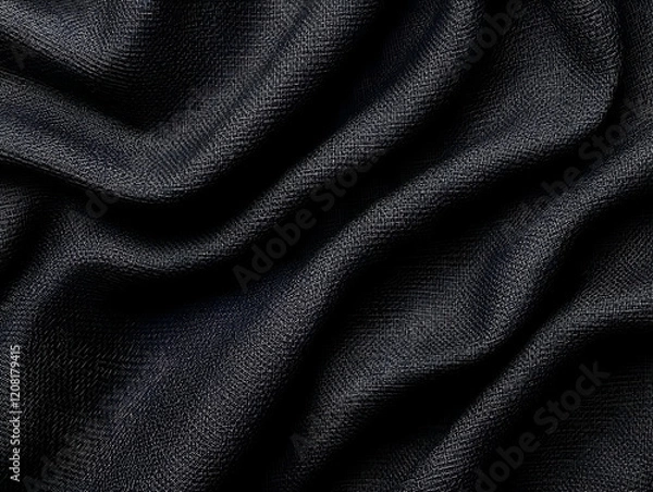 Fototapeta Dark Abstract Fabric Texture Background