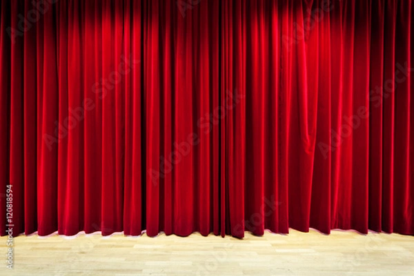 Obraz Red Curtain Stage