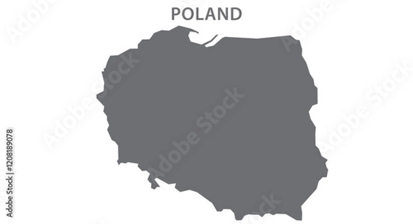 Obraz Poland Map