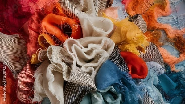 Obraz Fabric textile texture to background