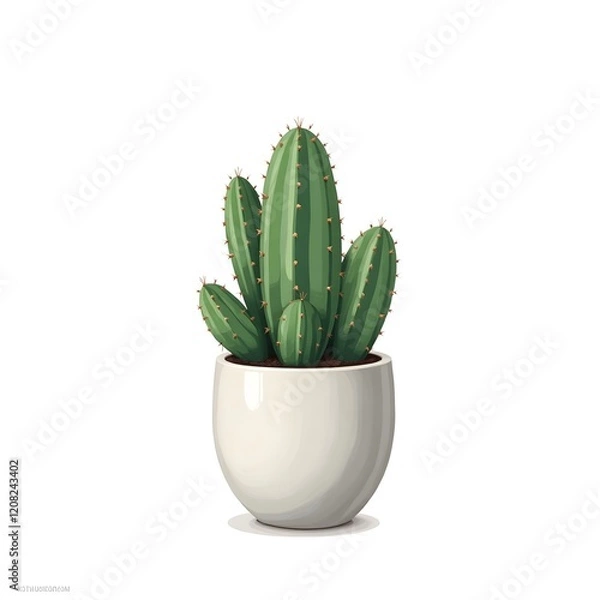 Obraz cactus in a pot