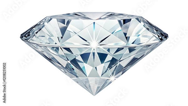 Obraz Sparkling Diamond Illustration