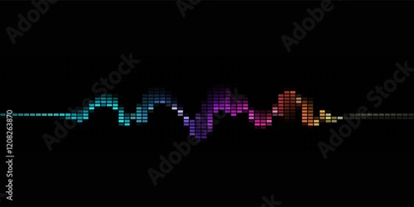 Obraz Dark Yellow, Orange vector template with crystals, rectangles. Rectangles on abstract background with colorful gradient. Pattern for busines ad, booklets, leaflets