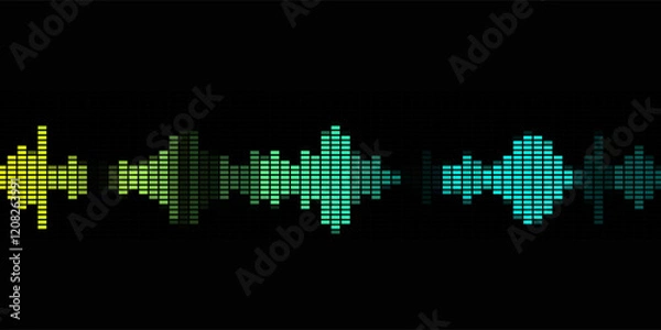 Obraz Dark Yellow, Orange vector template with crystals, rectangles. Rectangles on abstract background with colorful gradient. Pattern for busines ad, booklets, leaflets