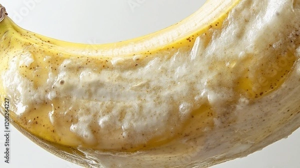 Fototapeta Close-up of a Spoiled Banana with Mold