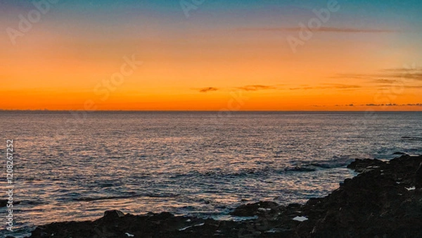 Obraz sunset at Lanzarote