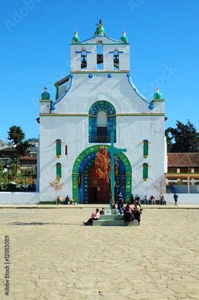 Fototapeta eglise a chamula