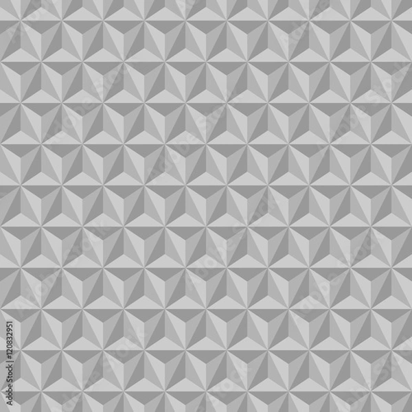 Fototapeta geometric triangle seamless pattern.Fashion graphic design.Vector illustration. Background design.Optical illusion 3D Modern stylish abstract texture. Template for print, textile, wrapping, decoration