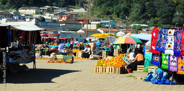 Fototapeta marché a chamula