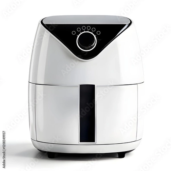 Obraz airfryer on white background