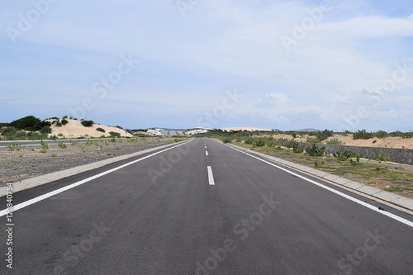 Obraz asphalt highway road
