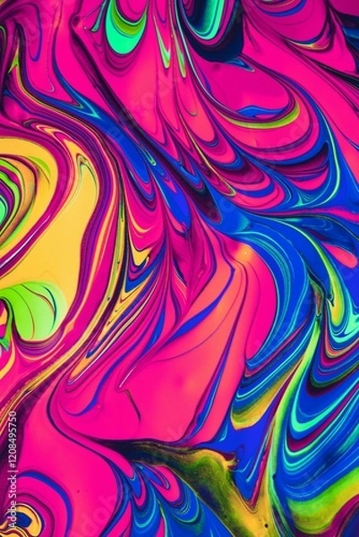 Fototapeta Colorful abstract modern art 