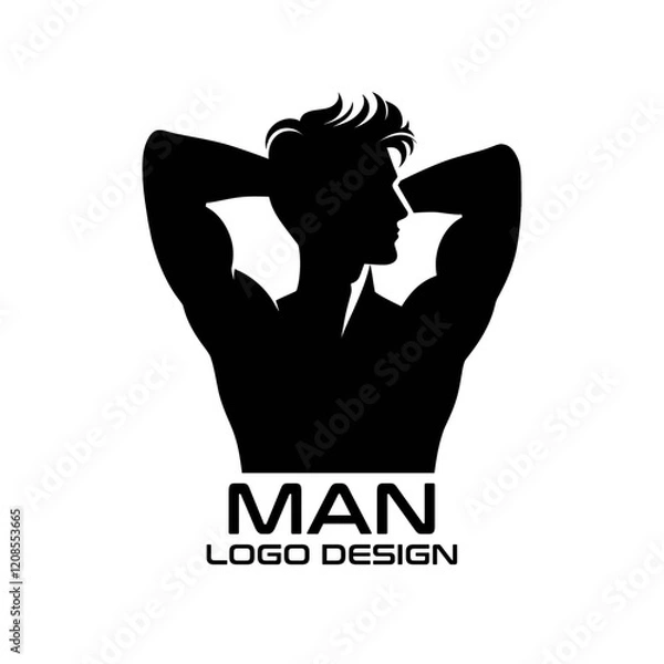 Fototapeta Man Vector Logo Design