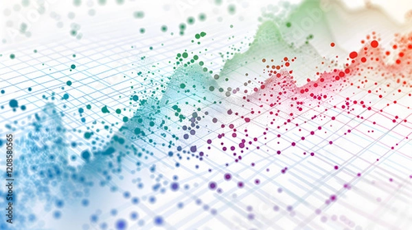 Fototapeta Visualization of Machine Learning Data Classification