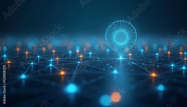 Fototapeta background with lots of light spots