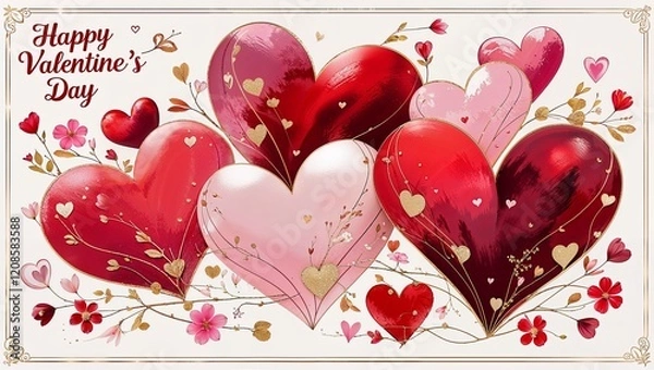 Obraz Floral Heart Symphony