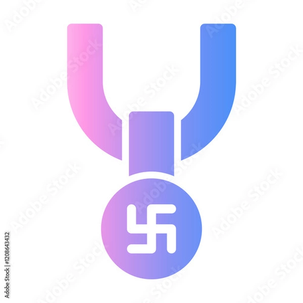 Obraz swastika Gradient icon