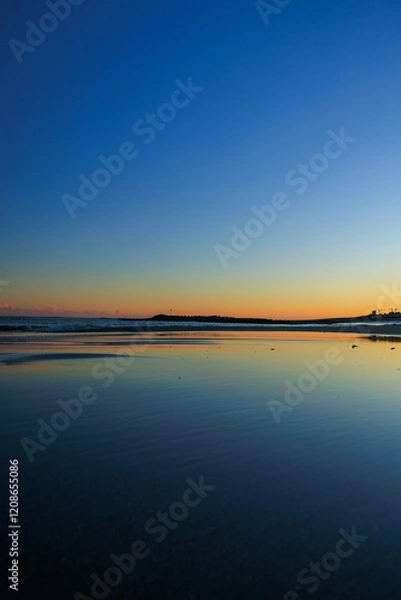 Obraz 夜明けの海