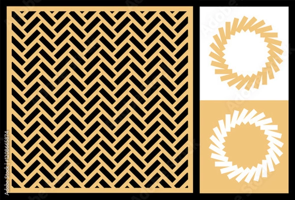 Obraz Laser cut and print design