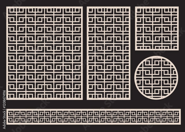 Obraz Laser cut and print design