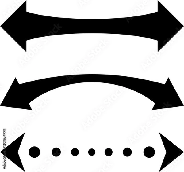 Fototapeta 拡張、ワイドの矢印