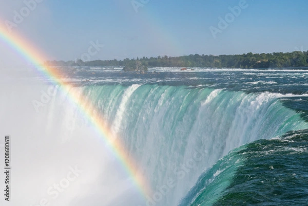 Obraz Niagara Falls with double rainbow