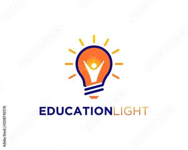 Obraz Education light logo