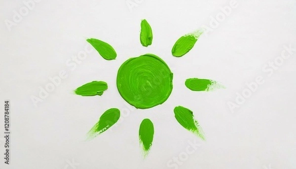 Fototapeta 太陽（緑）