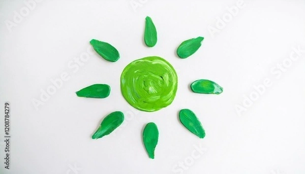 Fototapeta 太陽（緑）