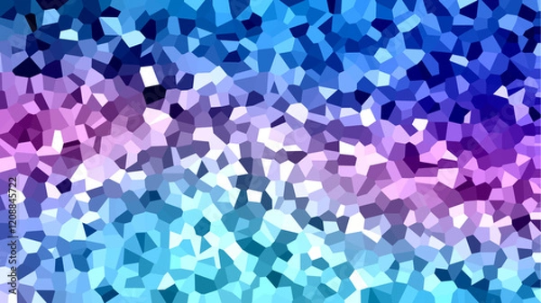 Fototapeta Multicolor low poly triangle shapes background.