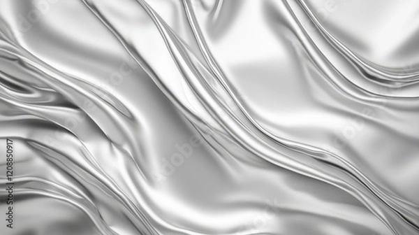 Fototapeta Silver foil texture background