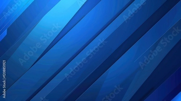 Fototapeta Abstract Blue Diagonal Lines Background